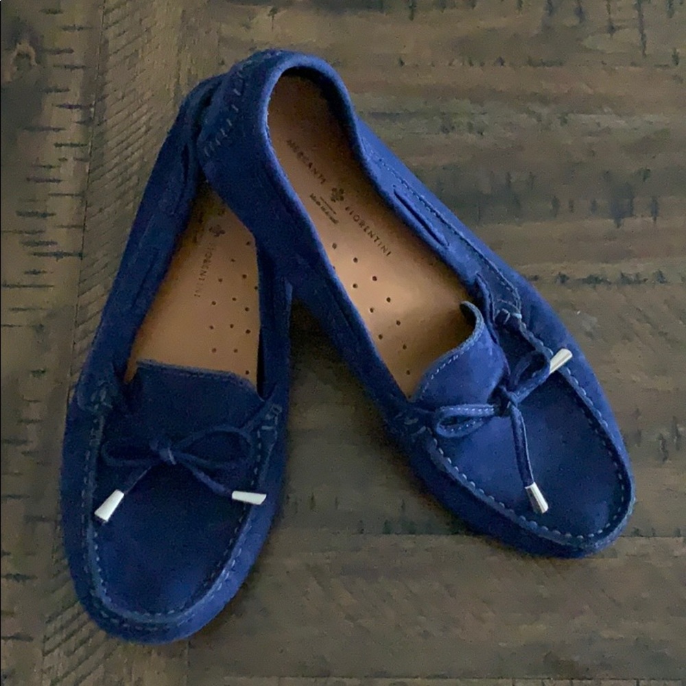Mercantile Fiorentini Cobalt Suede Shoes